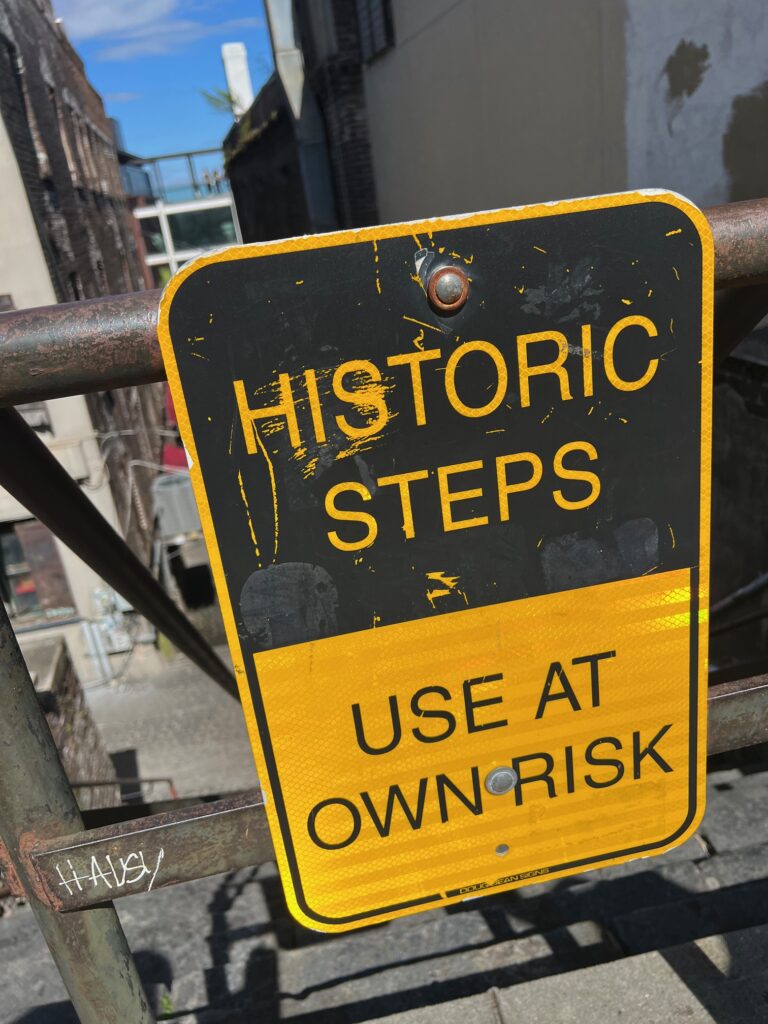 Historic Steps Sign